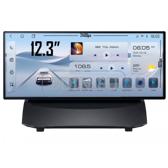 FORD FIESTA - 12.3" МУЛТИМЕДИЯ / Навигация android 16